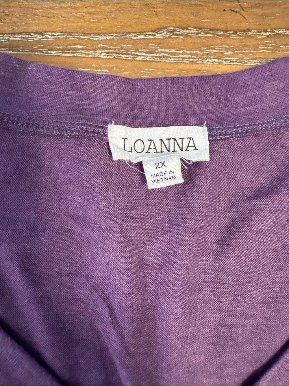 Purple V-Neck Women's Top #99 - Picture 4 of 6